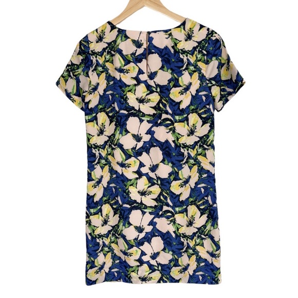 J.Crew Factory Floral Gallery Shift Dress Size 2P - Picture 4 of 9